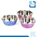 Color Engraved Stainless Steel Kitchen Utensils Bowls thumbnail-1
