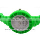 wholesale china watch ,cheap china direct watch with silicone green strap