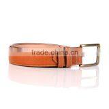 Fashion Brown Cowhide Leather Men's Soft Leather Belt thumbnail-2