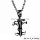 Sales Promotion Small Stainless Steel Pendant Fleur de Lis