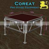 School Portable Indoor Outdoor Folding Stage 1.22*2.44 1.22*1.22 thumbnail-2