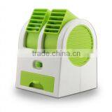 2016 Hot Sale Double Outlet Air Conditioner no Leaf Fan With Fragrance/usb Mini no Leaf Fan With Aroma/protable Mini Fan