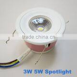 TIWIN 2pcs/pack Pink 5w Cob Small Led Spot Light / Best Selling Led Recessed Ceiling thumbnail-1