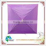 21" Double Ribs Square Folding Umbrella