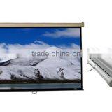 Manual Wall Mounted Projector Screen LED Backlight Type and Yes Wide Screen thumbnail-3