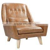 S001 Used Leather Sofa