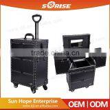 High Quality Factory Supplier Rolling Station With Mirror Trolley Makeup Case thumbnail-2