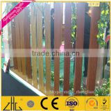 Top ten factory Zhonglian name aluminium profile prices aluminum railings for balconies/wood color aluminum gates fence rails