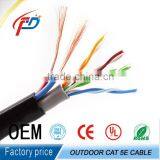 Outdoor Cat5e Siamese Cable With 2 Power Cable