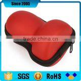 Custom Shape Red pu Leather Eva Travel Zipper Case thumbnail-3