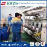 self adhesive synthetic paper label stock for ribbon printing label
