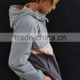 Good Quality Custom With Pocket 100% Cotton Light Weight With Hood Guangzhou Manufacturehalf Zipper Tone Men Oversized Hoodie thumbnail-3