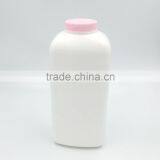 420ml empty Talc powder square bottle baby powder hdpe powder bottle