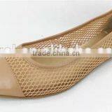 High Quality Latest Women Ballet Shoes Mesh Material Pointed Pump Shoes thumbnail-1
