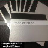 Silver Blank Cards With Magnetic Stripe