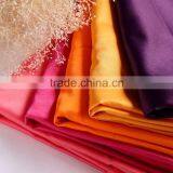 Customized cheap thin waterproof polyester pandex stretch satin fabric price per yard factory wholesale