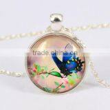 Latest Design Alloy Butterfly Pendent Jewlery Chain Necklace