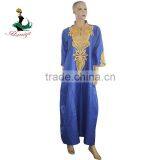 2016 Haniye Wholesale Plus Size African Women Clothing Maxi Bazin Riche Fabric Dress thumbnail-1