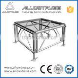 New Arrival Aluminum Assemble Glass Stage With Adjustable Height thumbnail-2
