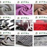 100% Polyester Cotton Fringe New Style China Linen Textiles Christmas Flocked Spray Print Fabric thumbnail-1