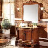 WTS2699 Antique Victorian Brown Bathroom Mirror Cabinet Bathroom Furniture