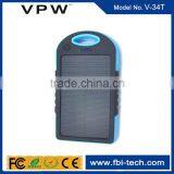 Factory Price With Customized Logo Waterproof Solar Power Bank thumbnail-1