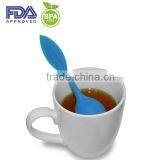 FDA Standard Silicone Loose Tea Leaf Strainer Herbal Spice Infuser Filter Diffuser thumbnail-2