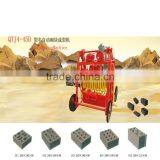 QT4-45DMobile Block Forming Machine ,paver Block Machine, Interlock Brick Making Machine thumbnail-2