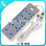 Universal Tower Master Slave Electric Australia Usb Power Strip With Circuit Breaker