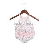 2016 Wholesale Boutique Clothing China Bulk Kids Wear Girls Vintage Flower Romper Cotton Jumpsuit thumbnail-6