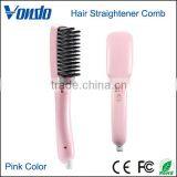 2017 New Arrival Professional Magical Hair Comb Electric Hair Straightener Brush thumbnail-2