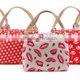 China Factory Direct Sale High Quality Red Lip Series Lunch Box Warmer Bag, Wholesale Lunch Bag thumbnail-2
