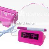 Fluorescent Memo Board LED Alarm Clock