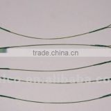 Green fishing wire leader