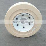 Airport Luggage Trolley Small Coloured Solid Tires 4.00-8 Wheel 3.75 Rims Tyre thumbnail-3