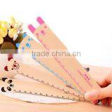 Hot Simple Cartoon Animal Shaped Wooden Students Ruler thumbnail-1