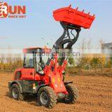 Qingdao Everun New 1.0 Ton Farm Machinery Mini Wheel Loader Made In China