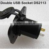 Panel Mount Dual USB Socket thumbnail-2