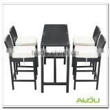 Audu Golf Bar Set/5 Pieces Golf Club High Back Chair Bar Set thumbnail-1