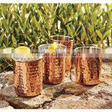 Copper Tumblers Napa Tumbler,Handmade Copper Tumbler Hammered FDA Approved thumbnail-2