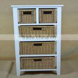 100%handmade Wholesale Solid Wood Willow Storage Cabinet thumbnail-1