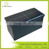 Wholesale High Quality PVC Foldable Storage Ottoman thumbnail-1