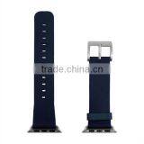 Quality Guaranteed Make To Order Imported Leather Fake Leather Watch Strap For Apple Watch Band thumbnail-5