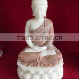 Hand Carved Home Decoration Small Marble Stone Buddha Statue thumbnail-3