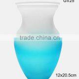 GV21 Frosted Blue Glass Vases Decoratives thumbnail-5