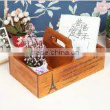Portable Wooden Creative Storage Box for Grocery thumbnail-1