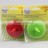 Hand Shaped Spiral Circular Silicone Sink Stopper thumbnail-1