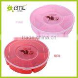 Emc Food Storage Boxes, Food Storage Box With Dividers, Round Shape Plastic Food Storage Box thumbnail-6