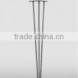Hot Sale Iron Black 3 Rod 28 Inch Metal U Shape Table Leg thumbnail-4
