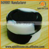New Customize Colorful Round Non-stick Silicone Jars Dab Wax Container Rubber Essential Oil Container With Private Label thumbnail-4